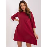 RUE PARIS Dress-RV-SK-7321.70-burgundy | shoptok.hr