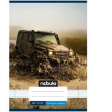 NEBULO Speta zvezek z motivom terenskega vozila za 3. razred, črtasto, format A/5, 12-32 | Shoptok.si