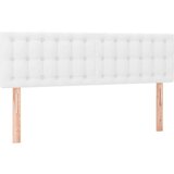  Box spring s madracem LED bijeli 140x190 cm umjetna koža | shoptok.hr