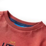  Dječja majica s dugim rukavima tamnocrvena 140 | shoptok.hr