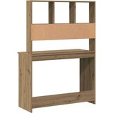 vidaXL Radni stol s policama boja hrasta artisan 102x45x148 cm drveni | shoptok.hr