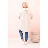 Kesi Włoski Women's butter-colored sweatshirt with decorative sleeves black | Shoptok.si