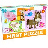 Mađarski proizvođač Otroška sestavljanka Domače živali - D-Toys | Shoptok.si