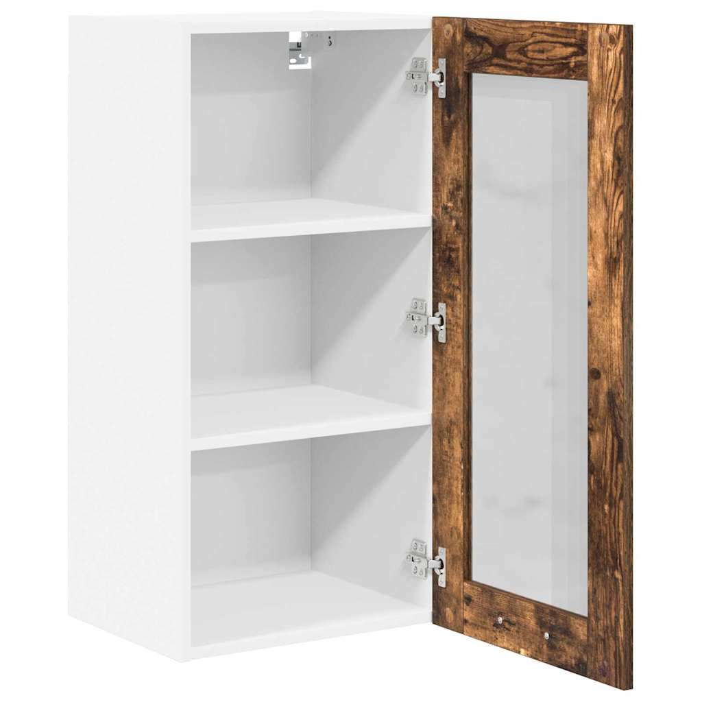 Viseći ormarić Zidne Riga 2 pcs Dimljeni hrast 40 x 31 x 80 cm | shoptok.hr