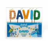 Festa natalis, rođendanska svećica, odaberite ime david | ePonuda.com