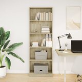  Regal za knjige boja hrasta 60x24x176 cm od konstruiranog drva | Eponuda.com