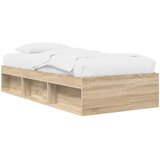  Okvir kreveta s pohranom s policom Hrast sonoma 80 x 200 cm | Eponuda.com