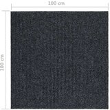  Dugi tepih za hvatanje nečistoće 100 x 100 cm antracit | shoptok.hr