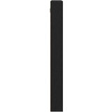  Vitrina crna 100x8,5x75 cm konstruirano drvo | shoptok.hr