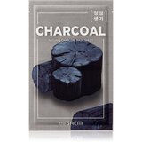 The Saem Natural Mask Sheet Charcoal maska iz platna s čistilnim učinkom 21 ml Cene