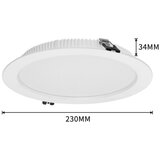  immax neo 07295L - led prigušiva ugradna plafonska lampa down LED/36W/230V wi‐fi, prečnik 23 cm, bela | Eponuda.com
