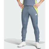 Adidas Sportske hlače 'Tiro 24' limeta zelena / siva / prljavo bijela | shoptok.hr