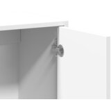 Komoda bijela 60 x 31 x 70 cm od konstruiranog drva | Eponuda.com