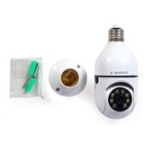 Gembird Slimme wifi camera 1080p draaibaar E27 Draaifitting kan in een lamp aansluiting. | shoptok.hr