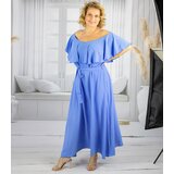 Pri Airy maxi dress with ruffles and waist tie STELLA | shoptok.hr