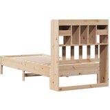  Krevet s regalom za knjige bez madraca 75x190 cm borovina | shoptok.hr