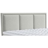 MID.YOU POSTELJA BOXSPRING 200 cm x 220 cm , tekstil svetlo siva | Shoptok.si