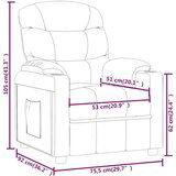  Naslonjač za noge tamnosmeđe tkanine | shoptok.hr