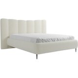 MID.YOU OBLAZINJENA POSTELJA 180 cm x 200 cm , les, tekstil, leseni material krem barve | Shoptok.si