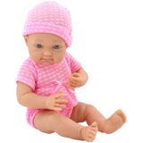  Lutka beba u ružičastoj odjeći, šeširu, dudi i dekici - 39 cm | Shoptok.si