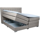 Boxxx BOXSPRING POSTELJA 160 cm x 200 cm , tekstil siva | Shoptok.si