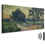  Slika - Vincent Van Gogh – Landscape with the Chateau of Auvers at Sunset 120x60 Akustična | shoptok.hr