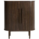 Unique Furniture Ormarić u dekoru hrasta s kliznim vratima u tamnoj prirodnoj boji 100x118x40 cm Meta – | shoptok.hr