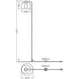 Osram podna lampa decor corolle 1xE27/15W/230V crna/zlatna | Eponuda.com