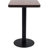 vidaXL Bistro stol tamnosmeđi 50 x 50 cm MDF | shoptok.hr