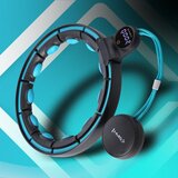  Hhm17 hula hop crno/tirkizni magnetni s utegom + brojačem hms | shoptok.hr