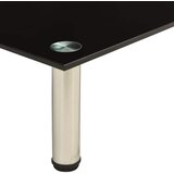 TV stalak crni 60 x 35 x 17 cm od kaljenog stakla | shoptok.hr