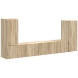  Set TV komoda 4 pcs Sonoma hrast Konstruirano drvo | shoptok.hr
