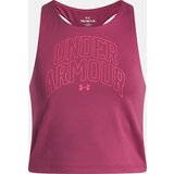Under Armour UA Motion Branded Tank-RED Girls' Tank Top - Girls Cene
