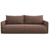 Ružičasta sklopiva/s prostorom za odlaganje sofa 216 cm Nanea –