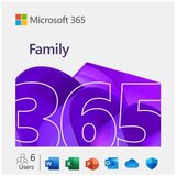 Microsoft M365 Family English Sub 1YR Central/Eastern Euro Only Medialess FY25H2 EP2-32329 | Eponuda.com