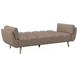 Bessagi Home Zofa S Posteljno Funkcijo Cora, Rjava, Žamet | Shoptok.si