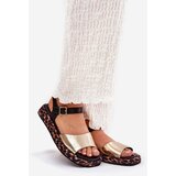 S. BARSKI Leather Elegant Women's Sandals S.Barski GR51-603 Gold | Shoptok.si