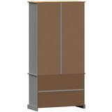  Regal za knjige VIGO sivi 85 x 35 x 170 cm od masivne borovine | shoptok.hr
