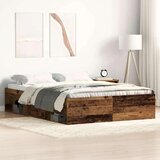  Posteljni okvir brez vzmetnice star les 135x190 cm, (21829333) | Shoptok.si