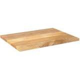 Stolna ploča 80x70x2,5 cm pravokutna od masivnog drva manga | shoptok.hr