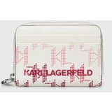 Karl Lagerfeld Denarnica ženska, bela barva, 245W3225