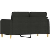  Dvosjed od tkanine crni 120 cm | shoptok.hr