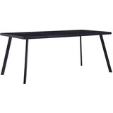 Furnova Jedilna miza črna 160x80x75 cm kaljeno steklo, (21946847) | Shoptok.si