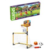  Set za djecu nogometni gol i koš 2u1 071365 Cijene