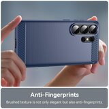 SUNSKY Carbon Brush ovitek za Samsung S26 Ultra, Moder | Shoptok.si