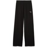 Puma Ženski donji deo trenerke ESS Eleveted High-Waist Straight Leg Rib Pant, Crni Cene