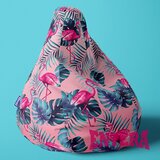 ENTERA Lazy Bag - Roze flamingosi - 022 Cene