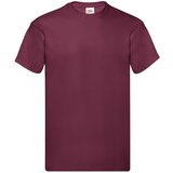 Fruit Of The Loom Burgundy Men's T-shirt Original Cijene