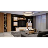 Jela Jagodina jela tv sto TV220-2K4F/GL - kolekcija gala - pacifik orah/bež lak - 219x48x46 cm | ePonuda.com