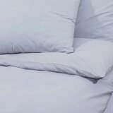  Set posteljine za poplun sivi 200x220 cm lagana mikrovlakna | shoptok.hr